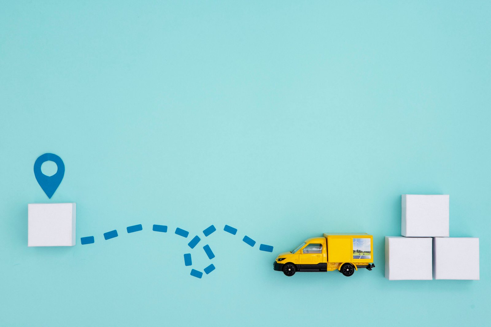 camion-et-boites-vue-de-dessus